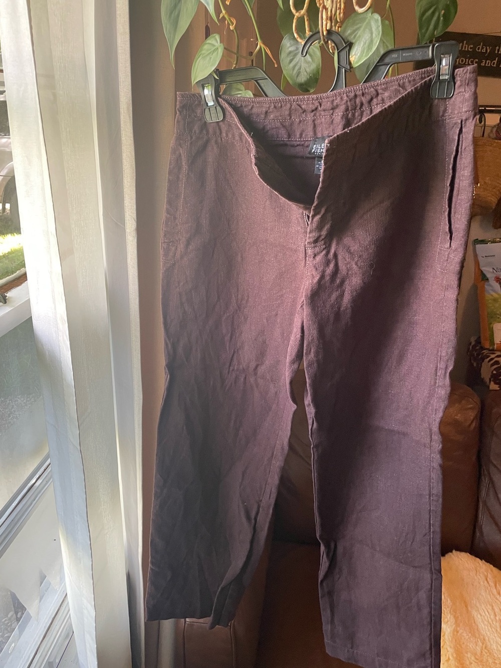 Eileen Fisher 100% Linen Pants